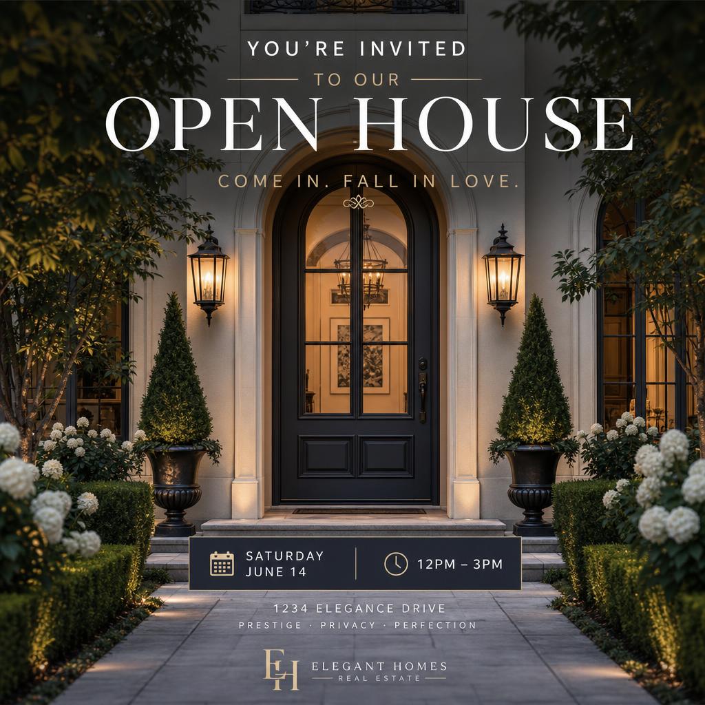 Real estate · open house
